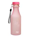 Bluelans Scrub Leak-proof Water Bottle Cycling Unbreakable 550ml Drink Bottles Pink