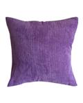 Bluelans Square Corduroy Sofa Pillow Case (Purple)