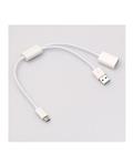 Bluelans Type-C USB 3.0 to 3.1 C Type Female to Male Adapter OTG Data USB Cable Connector (White)