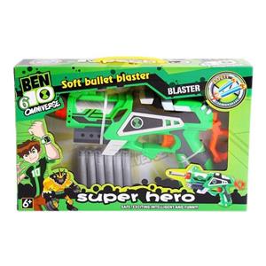 تفنگ تیر اسفنجی طرح بن تن