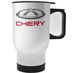 ماگ ماشین آکو مدل Chery- logoگنجایش 0.47 لیتر