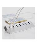 Bluelans 7 Ports Portable Aluminum USB 3.0 Hub for iMac MacBook MacBook Pro PC Phone