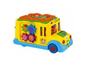 اتوبوس لگوی نشکن Huile  toys. مدل 796