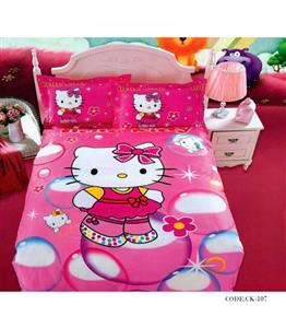 روتختی کودک دختر صورتی طرح Hello Kitty 