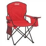صندلی کمپ مجهز به کول باکس Coleman - Cooler Quad Chair Red