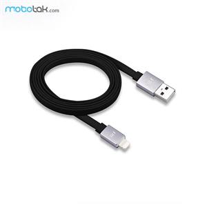 کابل لایتنینگ جاست موبایل آلوکابل فلت Just Mobile AluCable Flat Lightning Cable