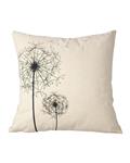 (Bluelans Cotton Dandelion Linen Pillow Case Sofa Throw Cushion Cover Home Decor (Beige