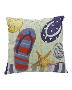 (Bluelans Cotton Sea Life Throw Pillow Case (Multicolor