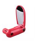 Bluelans Cycling Bike Cycle Handlebar Flexible Rear View Rearview Mirror Safety Red