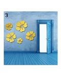 Bluelans Cute Plum Flower Bedroom Room DIY Art Removable Decal Home Decor Wall Sticker (Golden)