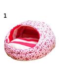 (Bluelans Cute Slipper Shape Washable Cushion Pet Plush Bed Small Cat Dog Play Cave House (Pink