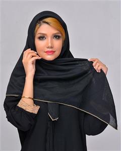 روسری نخی دور دوزی
