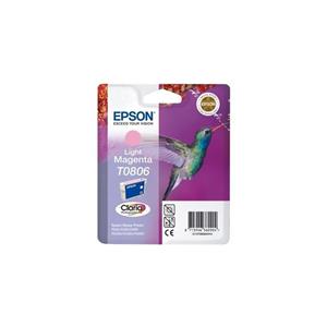 کارتریج صورتی روشن اپسون مدل T0806 Epson Light Magenta Cartridge For 1410 