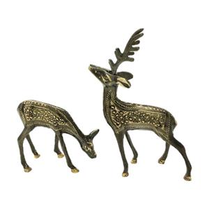 مجسمه برنزی جام هنر مدل آهو گوزن کد 6