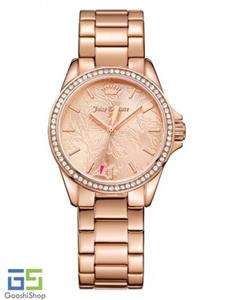 ساعت مچی عقربه ای جوسی کوتور لاوگونا مدل 1901520 JUICY COUTURE Laguna RG Etched Floral Dial ZR LADIES Watch 