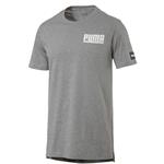 Puma Grey Athletic Tshirt For Men