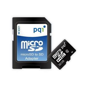 کارت حافظه میکرو اس دی پی کیو آی Micro SDHC Class 10 UHS-I 32GB PQI Micro SDHC Class 10 UHS-I 32GB With adapter