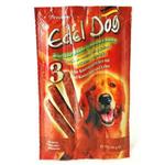 استیک 3تایی حاوی گوشت مرغ- مرغابی و مخمر-Edel Dog