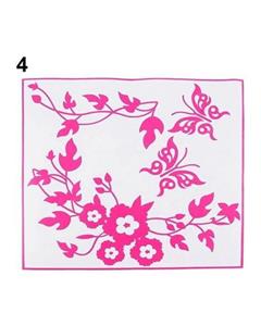 Bluelans Bluelans Removable Butterfly Flower Bathroom Wall Decal Toilet Sticker Home DIY Decoration (Pink)