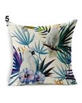 Bluelans Bluelans Square Soft Cushion Cover Birds Print Linen Pillow Case Bed Sofa Home Decor 5