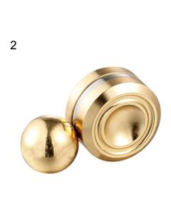 Bluelans Bluelans¬Æ Orbiter Magnetic Hand Finger Fidget Stress Reliever Fingertip Gyro Focus EDC Toy (Golden)