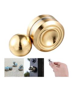 Bluelans Bluelans¬Æ Orbiter Magnetic Hand Finger Fidget Stress Reliever Fingertip Gyro Focus EDC Toy (Golden)