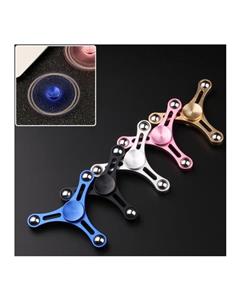 Bluelans Bluelans¬Æ Metal Finger Hand Tri Spinner Fidget Desk Focus Toy for ADHD Autism 