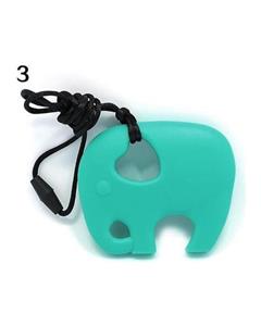 Bluelans Bluelans Silicone Elephant Teething Pacifier Pendant Soother Teether for Baby Infant (Green)(Not Specified)(OVERSEAS)