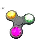 Bluelans Bluelans¬Æ Big Rhinestone EDC Fidget Hand Tri Spinner ADHD Focus Anxiety Relief Toy Gift (Black)