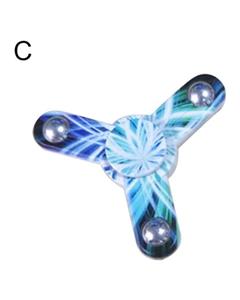 Bluelans Bluelans¬Æ Camouflage Starry Sky Tri-Fidget Spinner Toy Hand Fidget Spinner Autism ADHD Stress Relief C