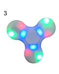 Bluelans Bluelans¬Æ LED Light Bluetooth Speaker Anti-Stress Fidget Hand Tri Spinner EDC Gyro Toy (White)