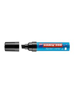 edding e-388 Flipchart marker black ماژیک مخصوص فیلیپ چارت نوک تخت مشکی 