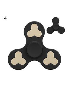 Bluelans Bluelans¬Æ Colorful Plum Blossom Flower Hand Spinner Stress Reliever Fidget Finger Desk Toy (Black)