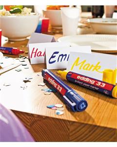 edding 33 brilliant paper marker ماژیک پرماننت درخشان طراحی نوک تخت بنفش 