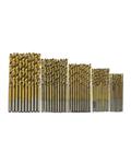 Bluelans Bluelans Titanium Coated HSS High Speed Steel Drill Bit Set Tool 1/1.5/2/2.5/3mm 50 Pcs