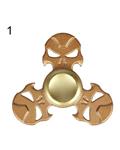 Bluelans Bluelans¬Æ Hand Spinner Hollow Skull Tri Fidget Fingertip Gyro Desk Toy EDC Kids Adult (Rose Gold)