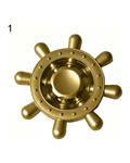 Bluelans Bluelans¬Æ Pirate Sailor Vintage Helm Wheel Metal Hand Spinner Finger Fidget Desk Toy (Gold)