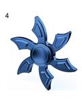 Bluelans Bluelans¬Æ Dart Fly-cutter Shape Finger Spinner Orchid Windmill Fidget Hand Gyro Desk Toy (Blue)