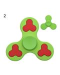 Bluelans Bluelans¬Æ Colorful Plum Blossom Flower Hand Spinner Stress Reliever Fidget Finger Desk Toy (Green)