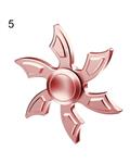 Bluelans Bluelans¬Æ Dart Fly-cutter Shape Finger Spinner Orchid Windmill Fidget Hand Gyro Desk Toy (Rose Pink)