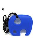 Bluelans Bluelans Silicone Elephant Teething Pacifier Pendant Soother Teether for Baby Infant (Navy Blue)(Not Specified)(OVERSEAS)