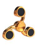 Bluelans Bluelans¬Æ Heart ABS Hand Tri-Spinner Finger Focus EDC Fidget Desk Toy for Autism ADHD ADD (Golden)