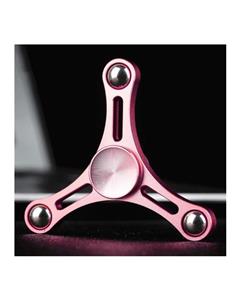 Bluelans Bluelans¬Æ Metal Finger Hand Tri Spinner Fidget Desk Focus Toy for ADHD Autism (Pink) 