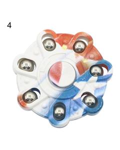 Bluelans Bluelans¬Æ Kids Adults Camouflage Painting Graffiti Hand Spinner Fingertip Gyro Desk Toy (#04)