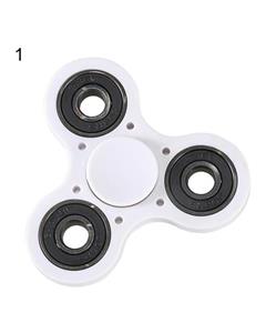 Bluelans Bluelans¬Æ Long-lasting Rotating Tri-Hand Spinner Ceramics Bearing Silence Anti Stress Toy (White)