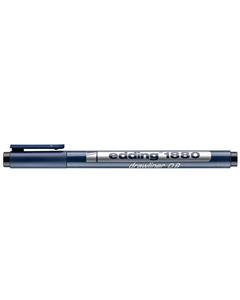 Edding 1880 Drawliner Penna Disegno 0.3 Mm - Inchiostro Nero Indelebile, Punta Metallica