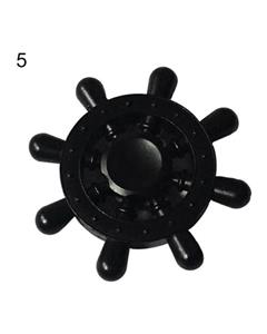 Bluelans Bluelans¬Æ Pirate Sailor Vintage Helm Wheel Metal Hand Spinner Finger Fidget Desk Toy (Black)