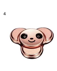 Bluelans Bluelans¬Æ Kids Adult Panda Ceramic Bearing Fidget Hand Spinner Alloy Figure Toy (Rose Golden)