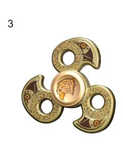 Bluelans Bluelans¬Æ Eagle Head Tri Fidget Hand Spinner Metal Finger EDC Focus ADHD Autism Toy Gift