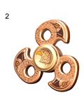 Bluelans Bluelans¬Æ Eagle Head Tri Fidget Hand Spinner Metal Finger EDC Focus ADHD Autism Toy Gift (Rose Gold) 